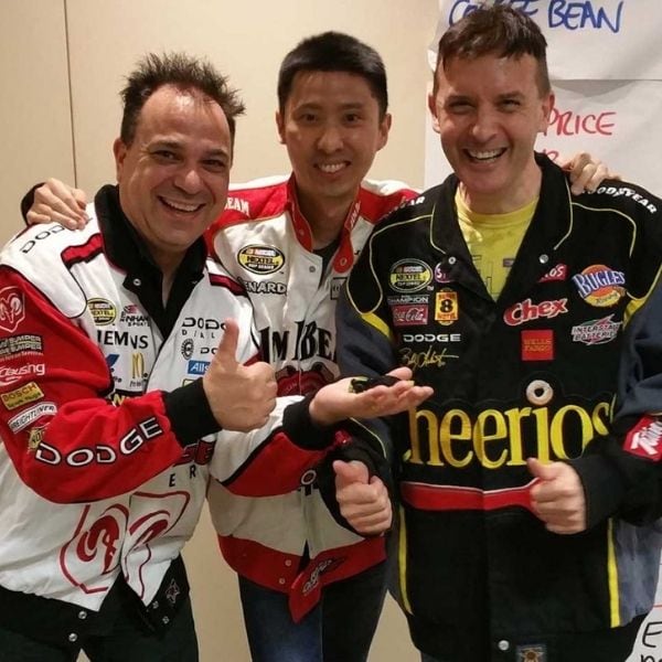 Left to Right - Luce Chandon, Kin Lok Wong and Trevor Knoll