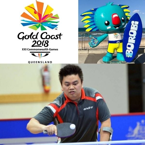 Sy Pham sponsored by Semantia for Commonwealth Games para table tennis