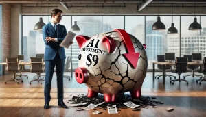 Financial loss from AI investment